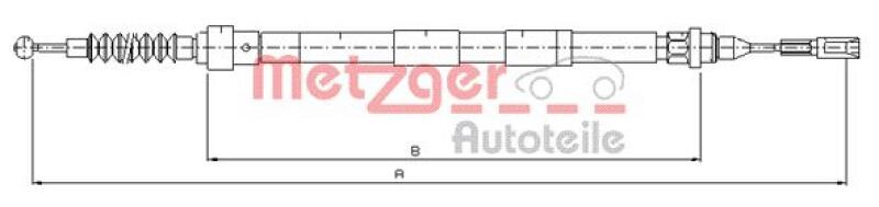 METZGER Cable, parking brake COFLE