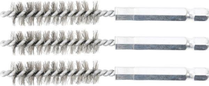 Stahlbürste | 12 mm | Antrieb Außensechskant 6,3 mm (1/4") | ...