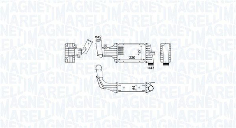 MAGNETI MARELLI Charge Air Cooler