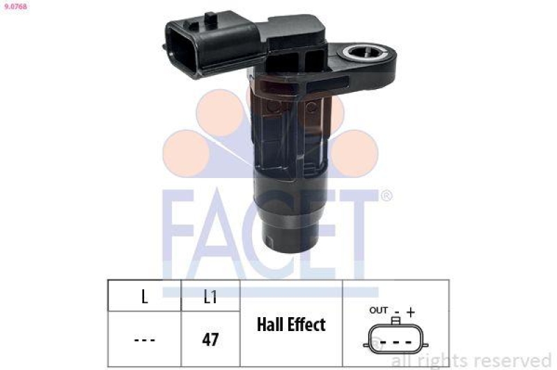 FACET Sensor, crankshaft pulse OE Equivalent