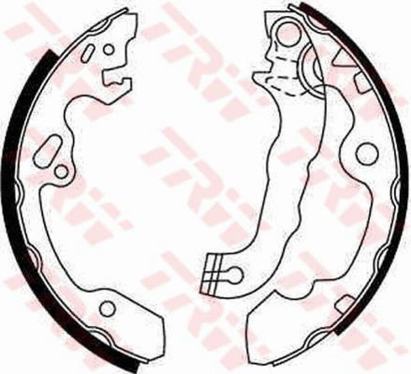 TRW Bremsbackensatz GS8636