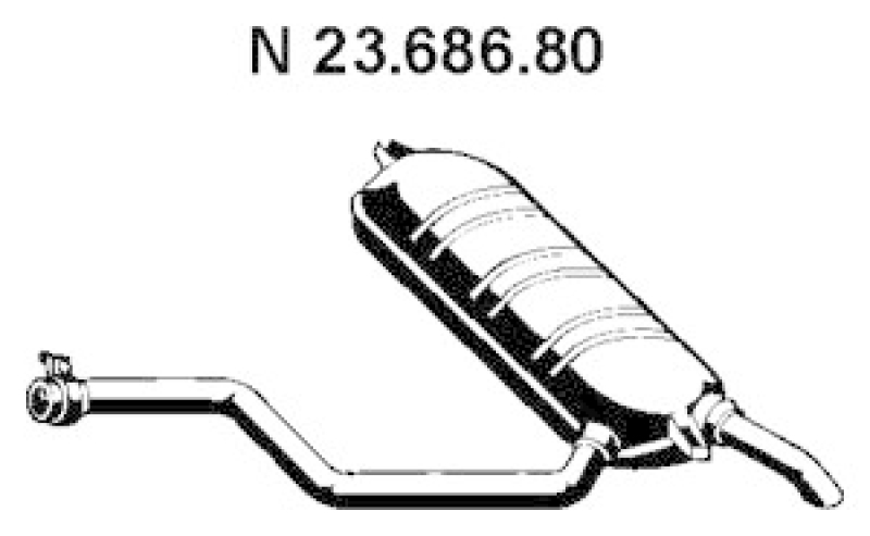 EBERSPÄCHER Rear Muffler