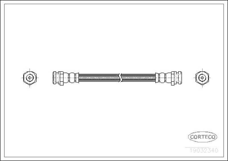 CORTECO Bremsschlauch 19032340