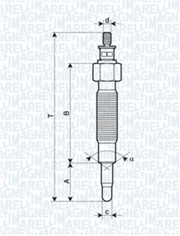 MAGNETI MARELLI Glow Plug