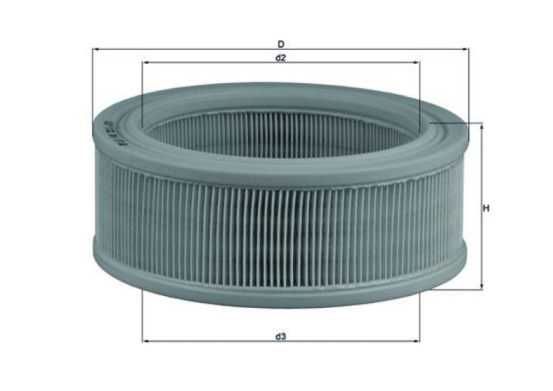 MAHLE Luftfilter LX 140