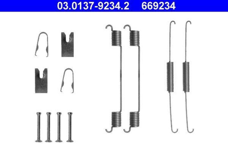 ATE Accessory Kit, brake shoes