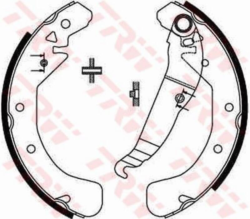TRW Brake Shoe Set