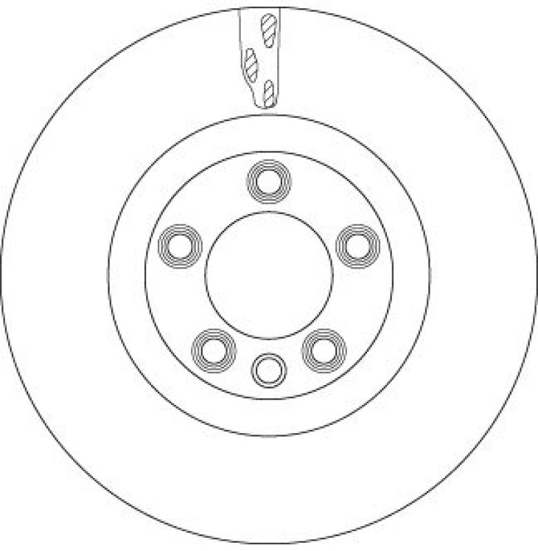 2x TRW Bremsscheibe