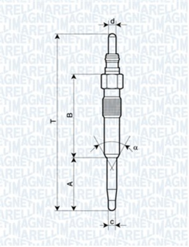 MAGNETI MARELLI Glühkerze