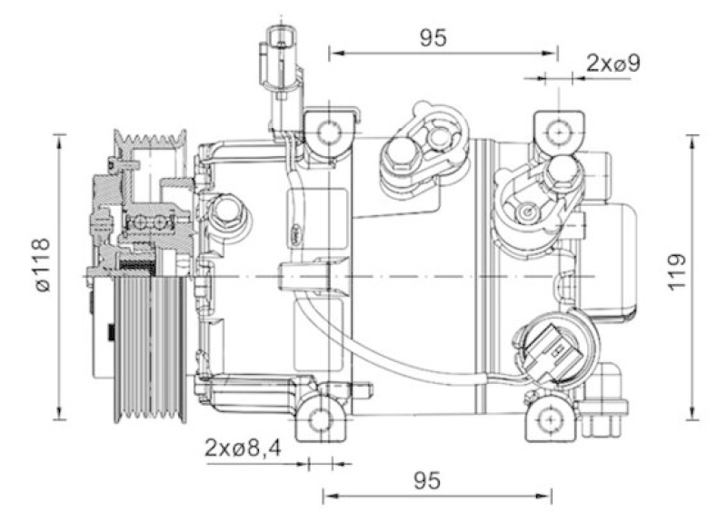 MAHLE Compressor, air conditioning BEHR *** PREMIUM LINE ***