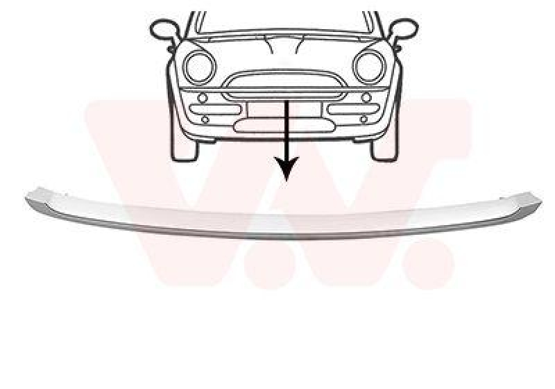 VAN WEZEL Zier-/Schutzleiste, Stoßfänger ** Equipart **