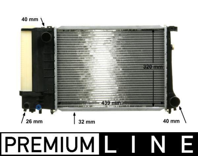 MAHLE Kühler, Motorkühlung BEHR *** PREMIUM LINE ***