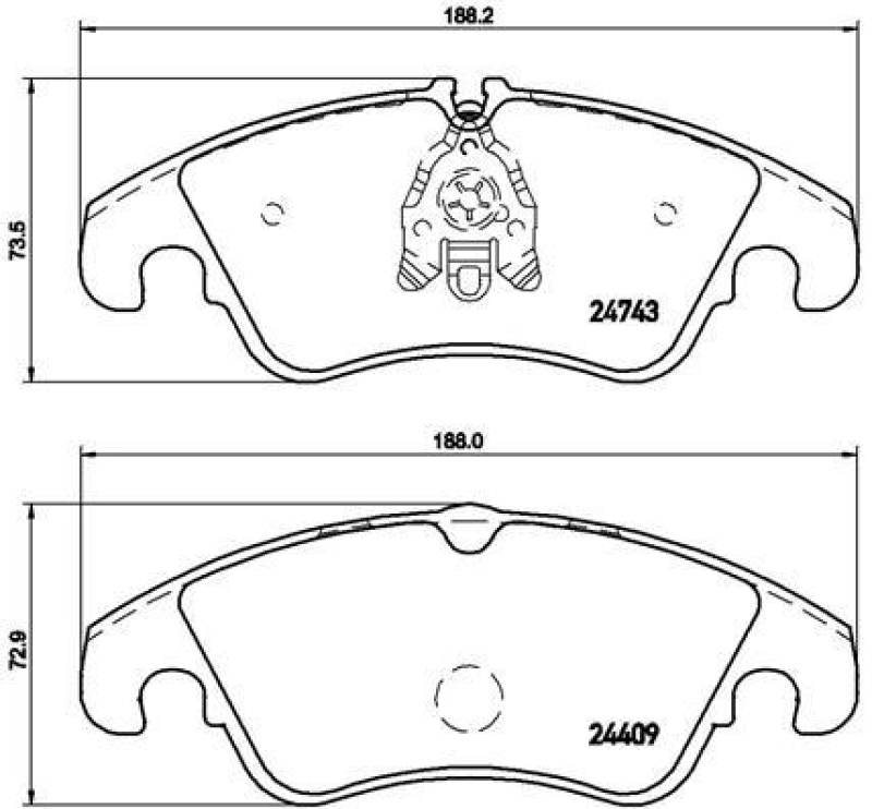 Brembo Bremsscheiben + Bremsbeläge Vorne Hinten passend für Audi A5 S5 A4 B8 S4