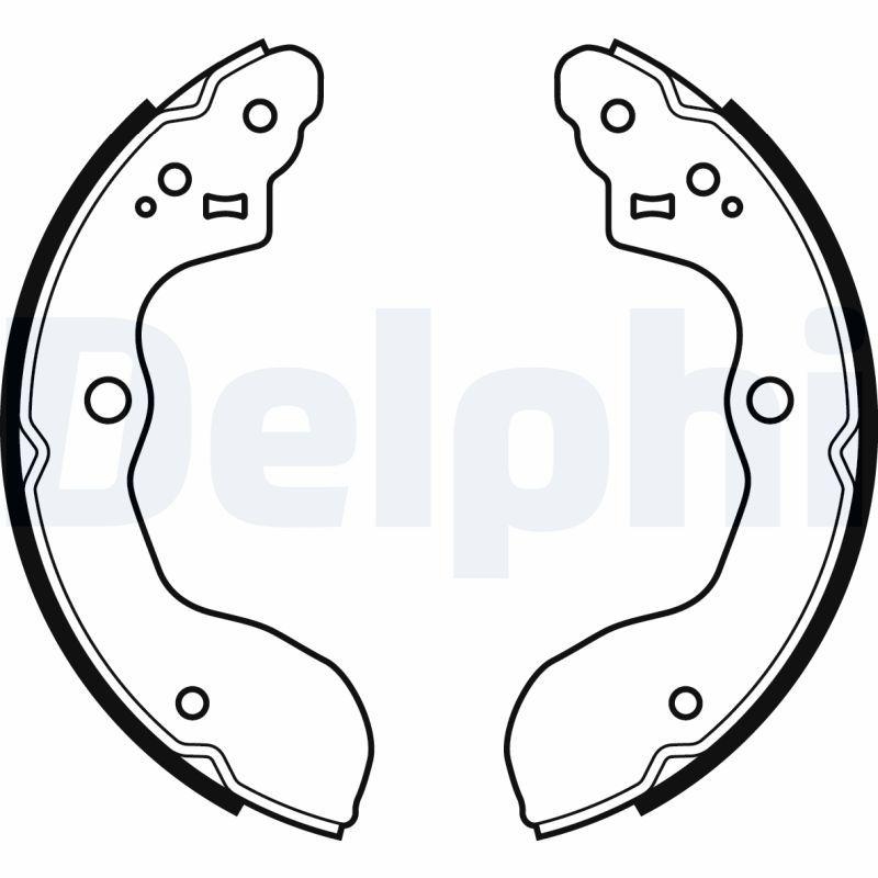 DELPHI Bremsbackensatz LS2071