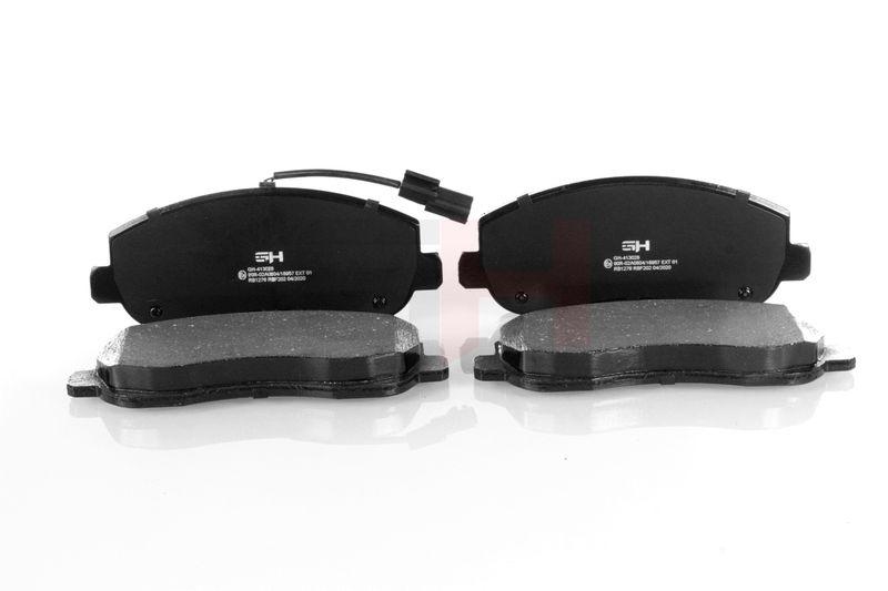 Bremsbel&auml;ge Bremsbelagsatz Vorne passend f&uuml;r Renault Master 3 2.3 Opel Movano B GH-413028