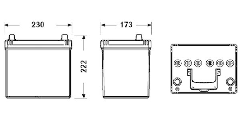 EXIDE Starterbatterie EFB
