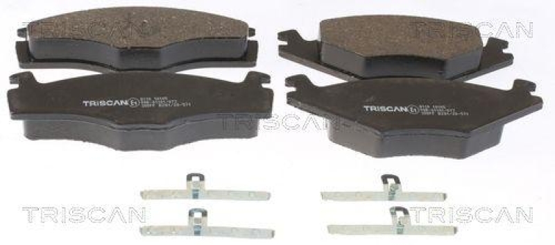 TRISCAN Bremsbelagsatz, Scheibenbremse 8110 10116