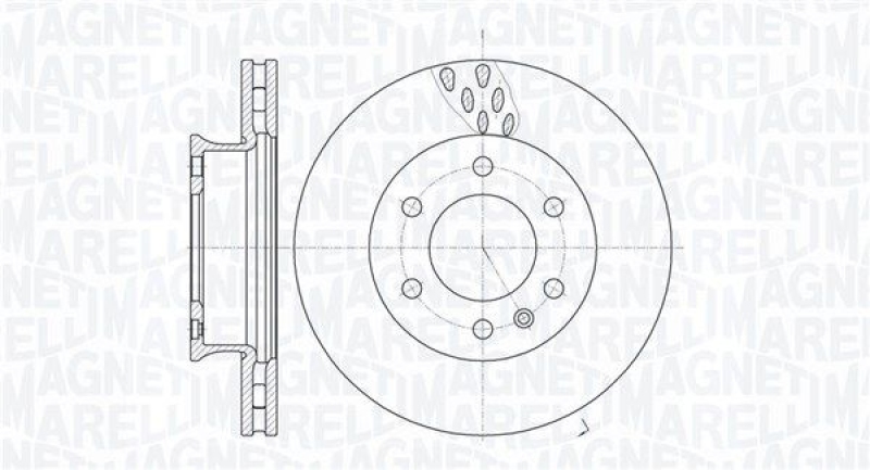 MAGNETI MARELLI Bremsscheibe