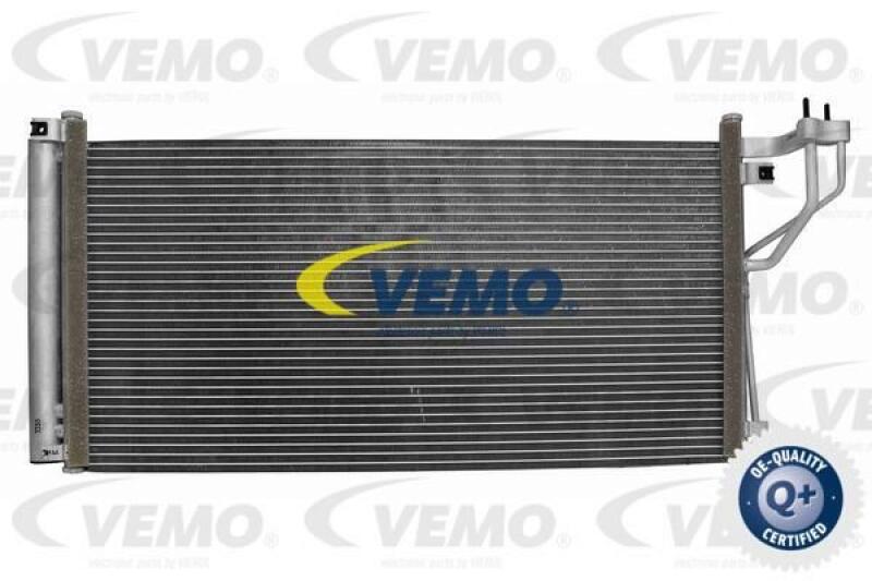VEMO Condenser, air conditioning Q+, original equipment manufacturer quality