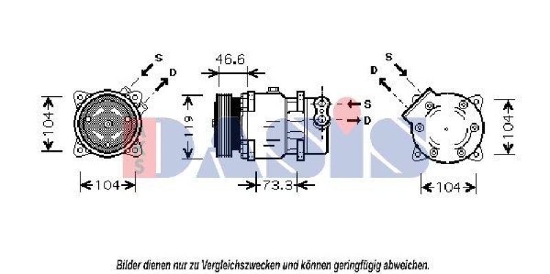 AKS DASIS Kompressor, Klimaanlage