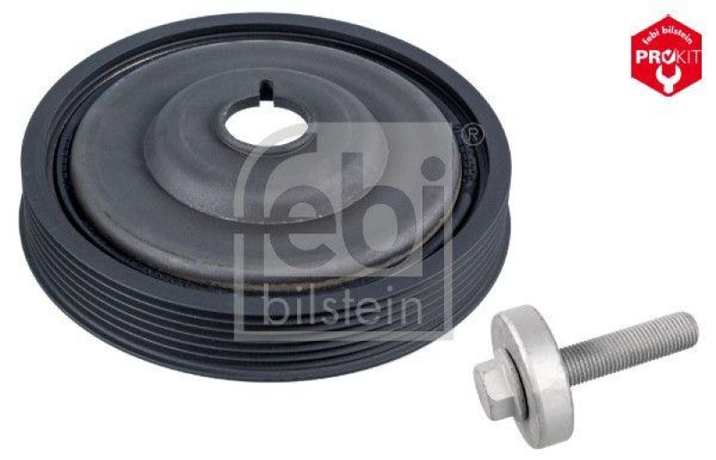 FEBI BILSTEIN Riemenscheibe, Kurbelwelle ProKit 36155