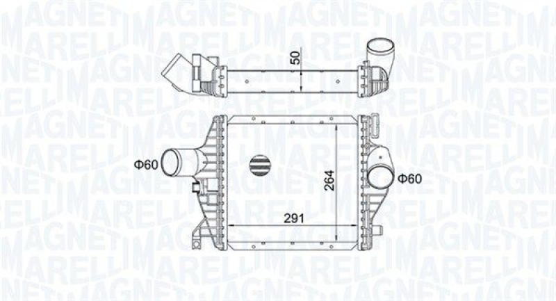 MAGNETI MARELLI Charge Air Cooler