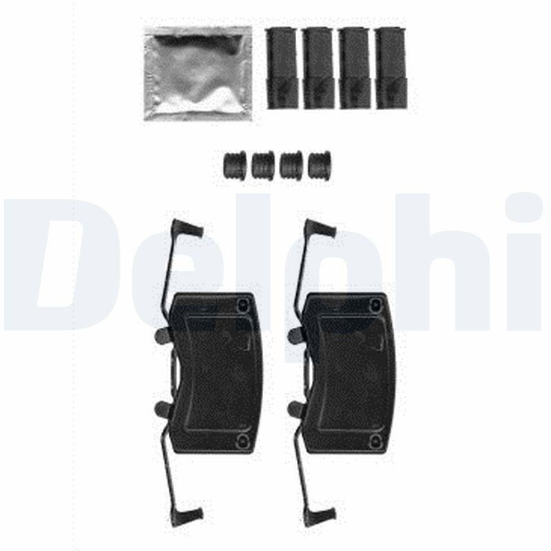 DELPHI Accessory Kit, disc brake pad