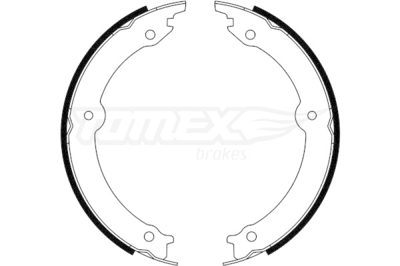 TOMEX Brakes Bremsbackensatz, Feststellbremse