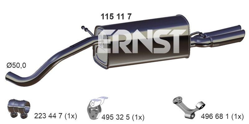 ERNST Endschalld&auml;mpfer