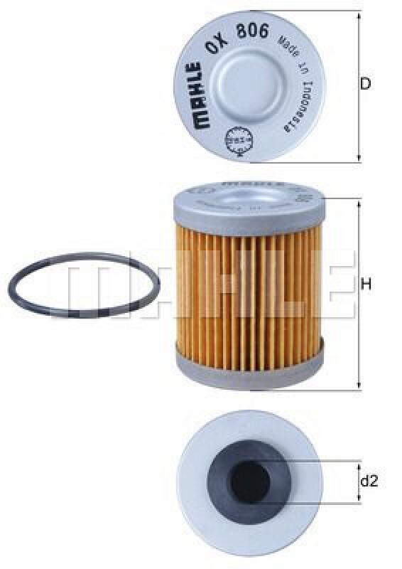 MAHLE &Ouml;lfilter OX 806D