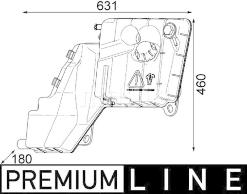 MAHLE Ausgleichsbehälter, Kühlmittel BEHR *** PREMIUM LINE ***