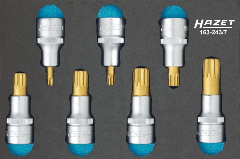 HAZET Socket Set XZN, Safety-Insert-System