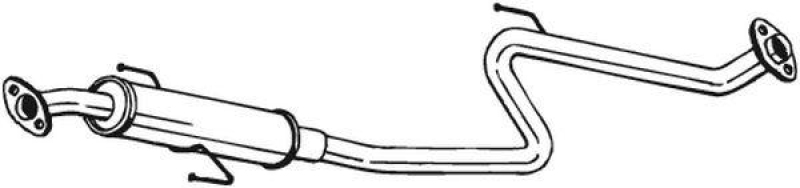 BOSAL Mittelschalld&auml;mpfer