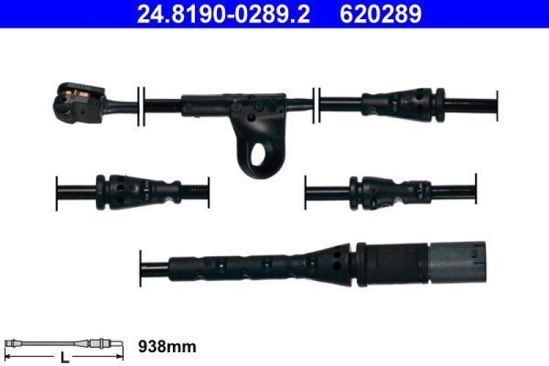 ATE Warning Contact, brake pad wear