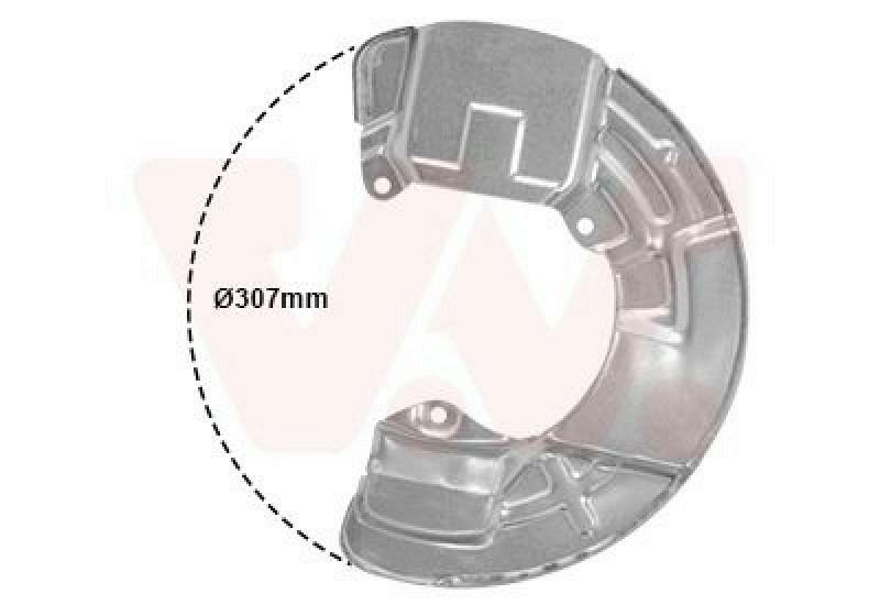 VAN WEZEL Splash Panel, brake disc