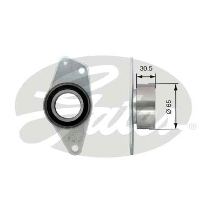 GATES Deflection/Guide Pulley, timing belt PowerGrip®