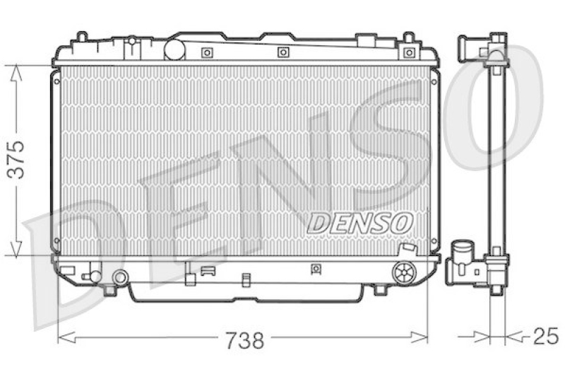 DENSO Kühler, Motorkühlung