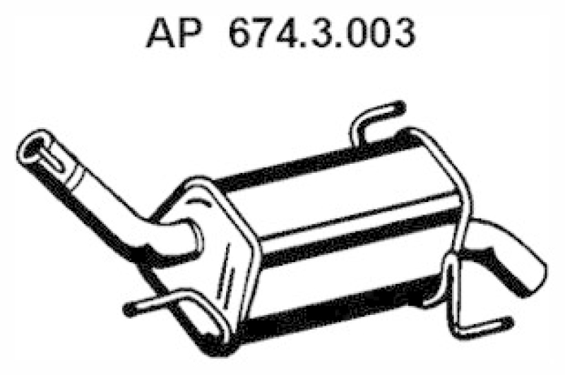 EBERSPÄCHER Rear Muffler