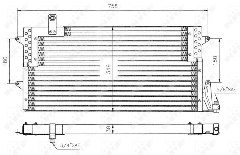 NRF Condenser, air conditioning