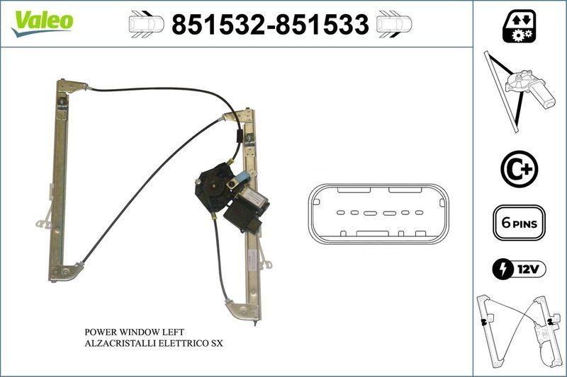 VALEO Window Regulator
