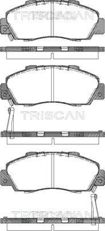 TRISCAN Brake Pad Set, disc brake