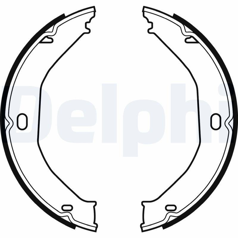 DELPHI Bremsbackensatz LS2078