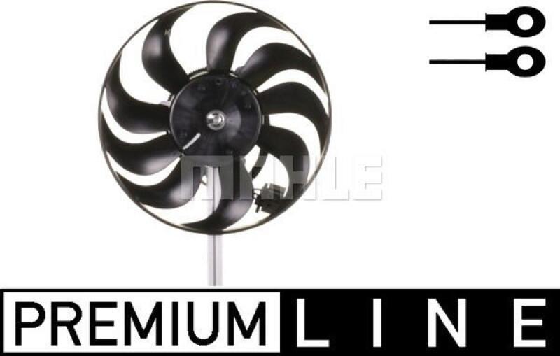 MAHLE Fan, A/C condenser BEHR *** PREMIUM LINE ***