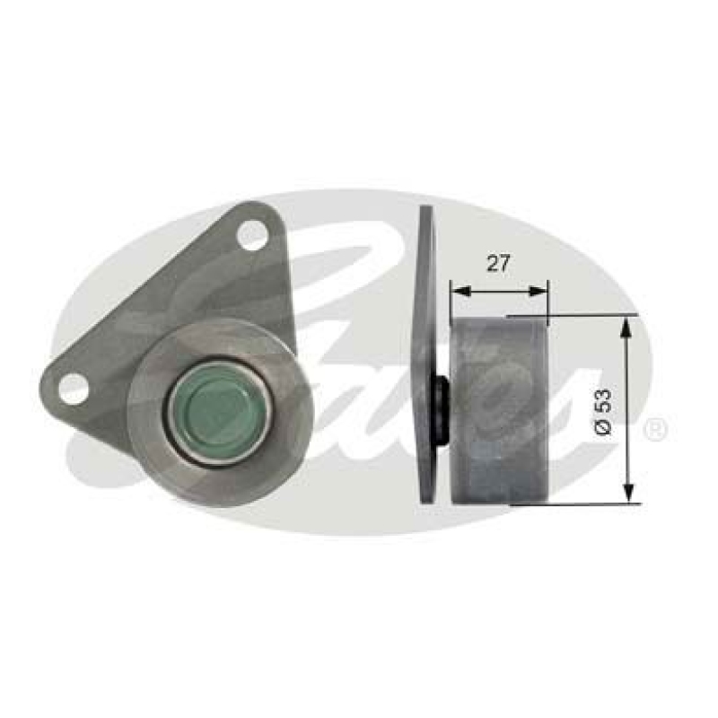 GATES Deflection/Guide Pulley, timing belt PowerGrip®
