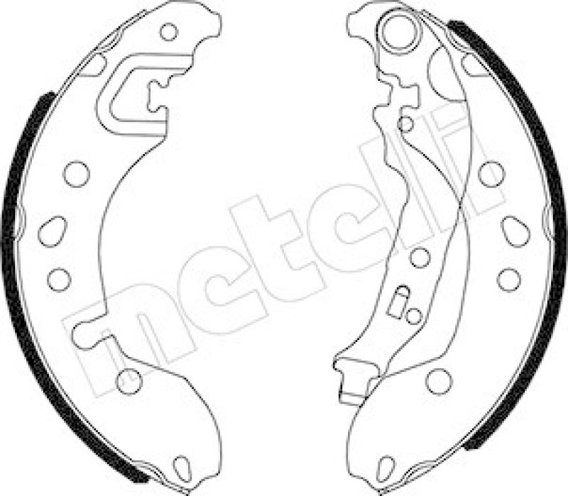 METELLI Bremsbackensatz