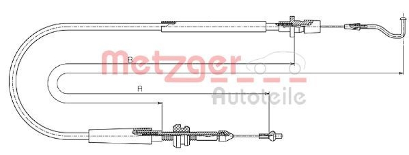 METZGER Gaszug