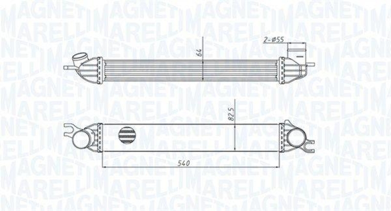 MAGNETI MARELLI Ladeluftk&uuml;hler 351319204290