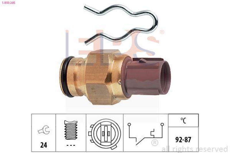 EPS Temperaturschalter, Kühlerlüfter Made in Italy - OE Equivalent