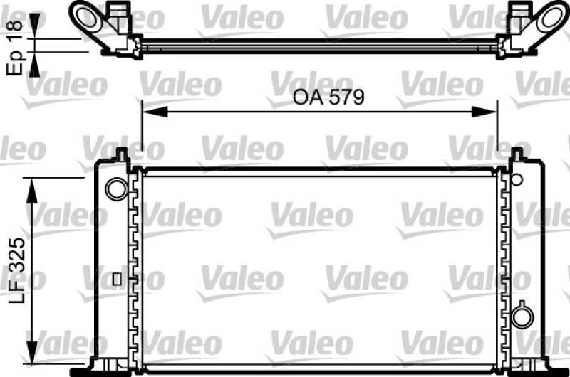 VALEO Radiator, engine cooling