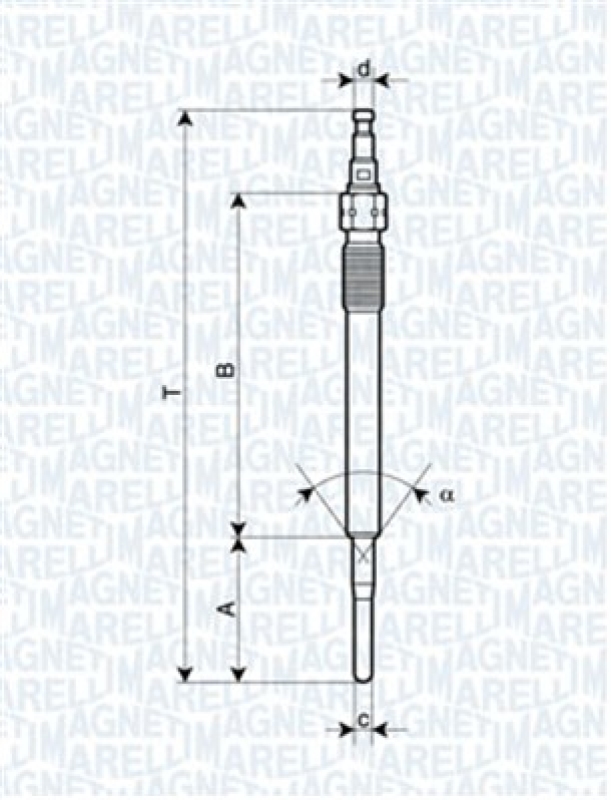 MAGNETI MARELLI Glow Plug